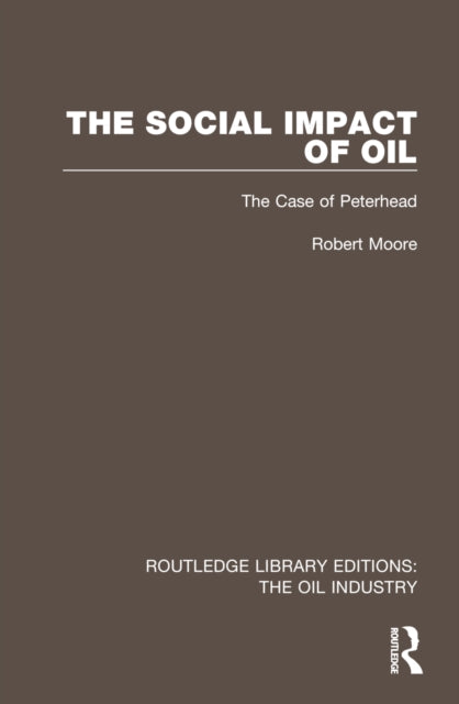 Book cover of: Social Impact of Oil