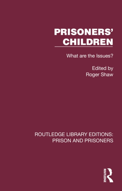 Book cover of: Prisoners' Children