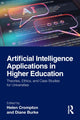 Book cover of: Artificial Intelligence Applications in Higher Education. By: Helen Crompton