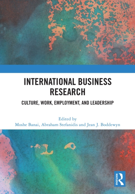 Book cover of: International Business Research. By: Moshe Banai
