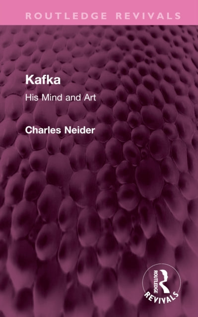 Book cover of: Kafka. By: Charles Neider
