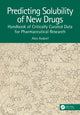Book cover of: Predicting Solubility of New Drugs. By: Alex Avdeef