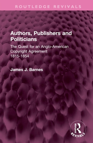 Authors, Publishers and Politicians