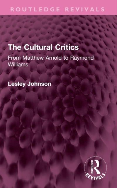 Book cover of: Cultural Critics