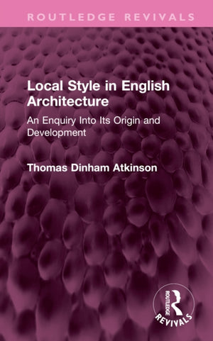 Local Style in English Architecture