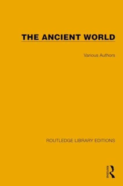 Book cover of: Routledge Library Editions: The Ancient World