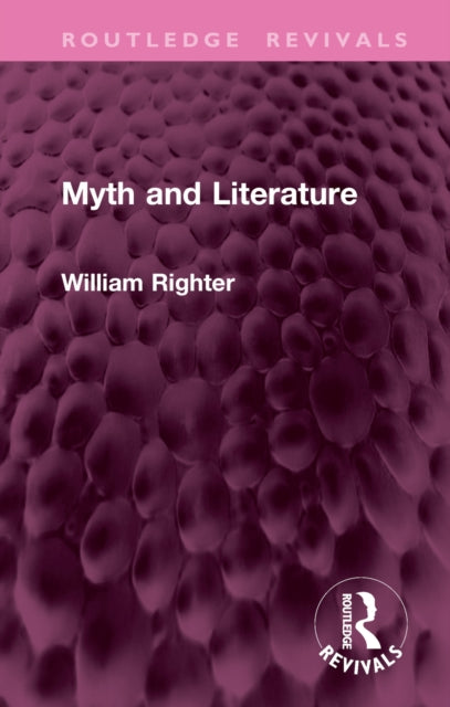 Book cover of: Myth and Literature