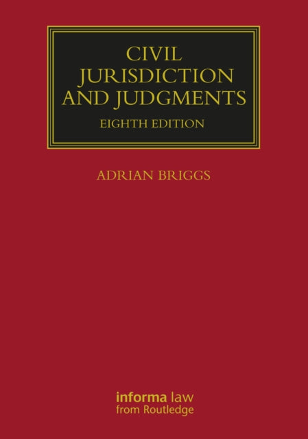 Book cover of: Civil Jurisdiction and Judgments