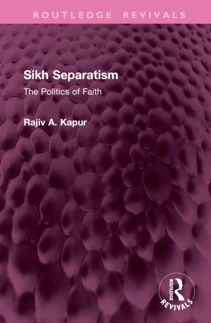 Book cover of: Sikh Separatism
