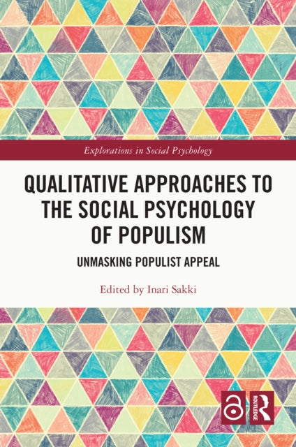 Book cover of: Qualitative Approaches to the Social Psychology of Populism. By: Inari Sakki