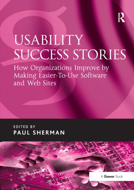 Book cover of: Usability Success Stories. By: Paul Sherman