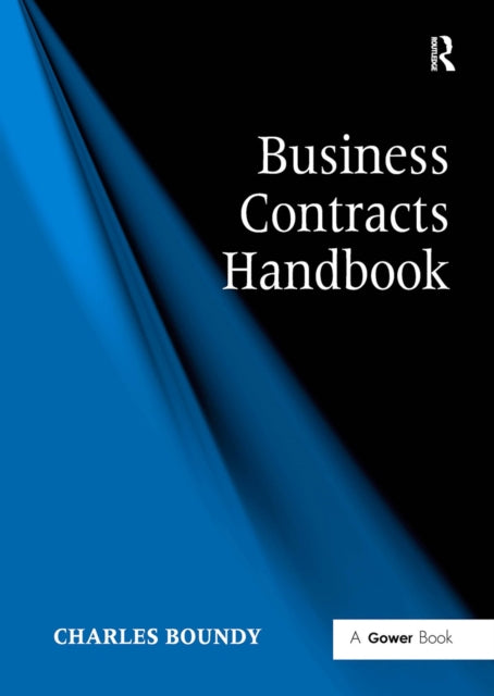 Book cover of: Business Contracts Handbook. By: Charles Boundy