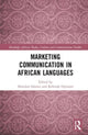 Book cover of: Marketing Communication in African Languages. By: Abiodun Salawu