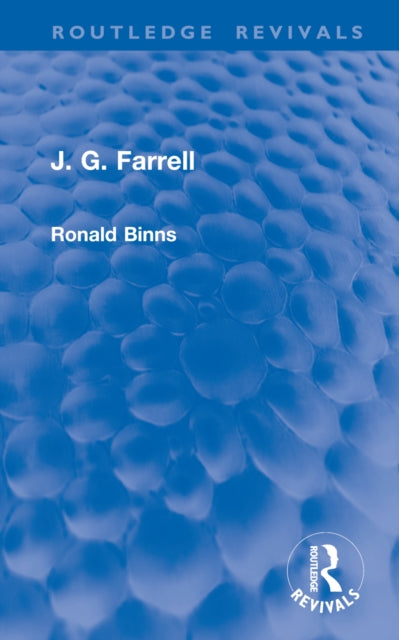Book cover of: J. G. Farrell. By: Ronald Binns