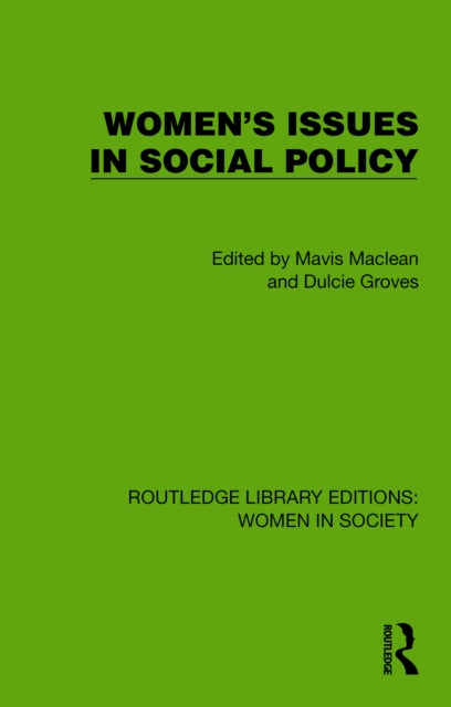 Book cover of: Women's Issues in Social Policy