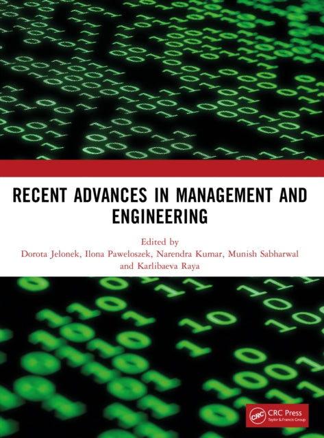 Book cover of: Recent Advances in Management and Engineering. By: Ilona Paweloszek