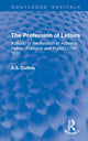 Book cover of: Profession of Letters