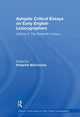Book cover of: Ashgate Critical Essays on Early English Lexicographers. By: Roderick McConchie