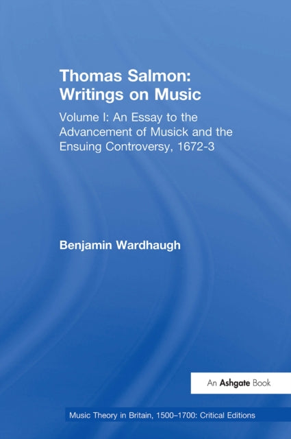 Book cover of: Thomas Salmon: Writings on Music