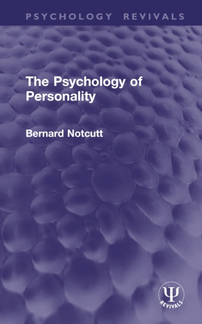 Book cover of: Psychology of Personality
