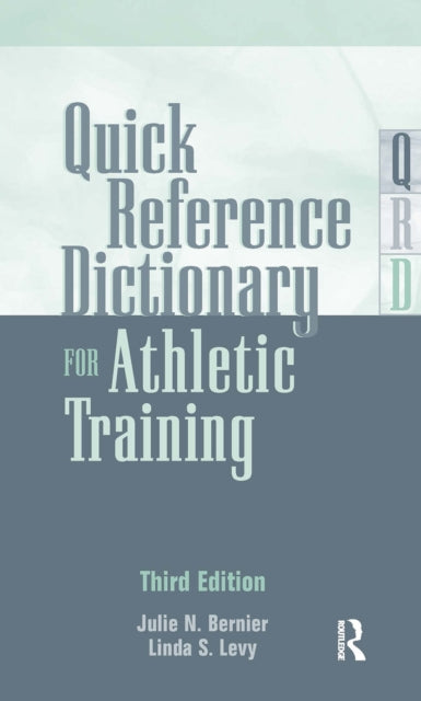 Book cover of: Quick Reference Dictionary for Athletic Training
