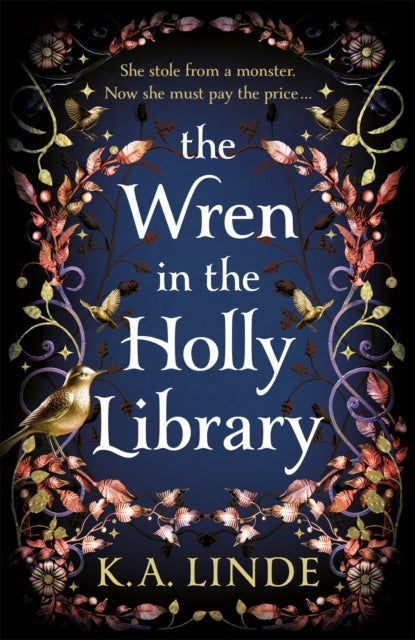 Book cover of: Wren in the Holly Library. By: K. A. Linde