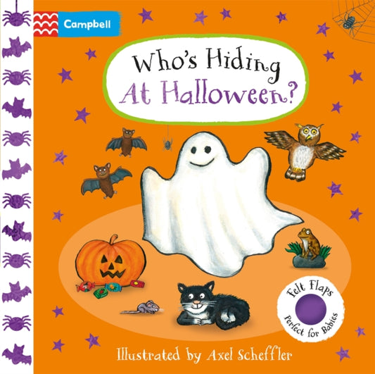 Who's Hiding At Halloween?, A soft flaps book 9781035048380 Campbell Books