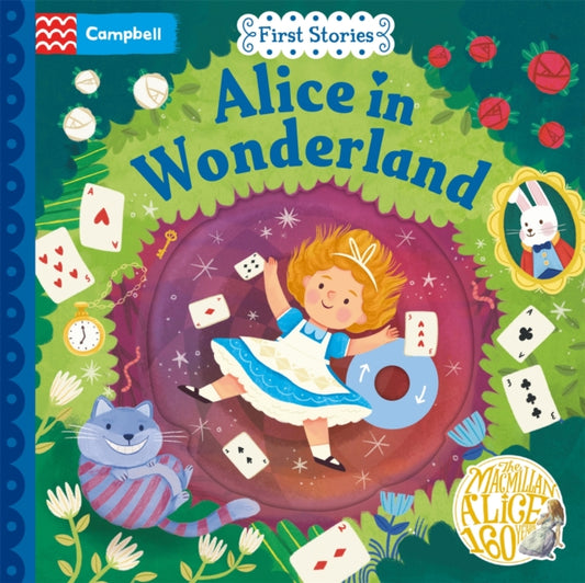 Alice in Wonderland, A Push, Pull, Slide Book 9781035054299 Campbell Books