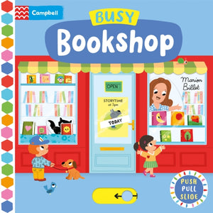 Busy Bookshop, A Push, Pull, Slide Book