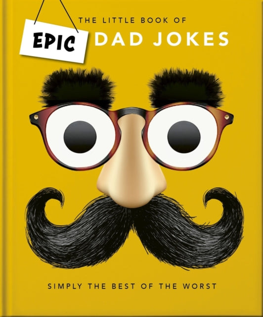 Book cover of: Little book of Epic Dad Jokes. By: Orange Hippo!