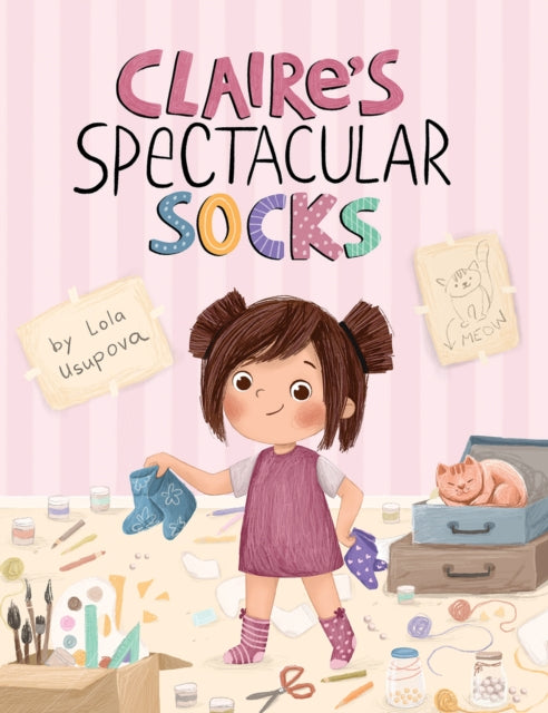 Book cover of: Claire’s Spectacular Socks. By: Lola Usupova