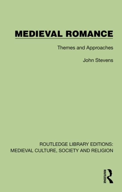Book cover of: Medieval Romance. By: John Stevens