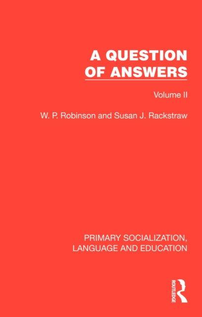 A Question of Answers