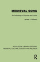 Book cover of: Medieval Song. By: James J. Wilhelm