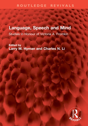 Language, Speech and Mind