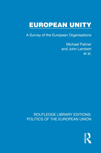 Book cover of: European Unity