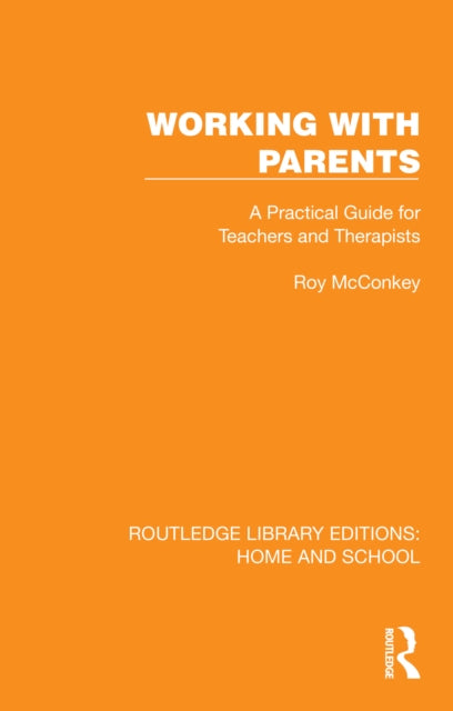 Book cover of: Working with Parents