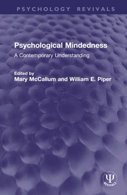 Book cover of: Psychological Mindedness