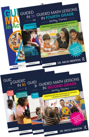 Elementary Guided Math 7 Book Bundle