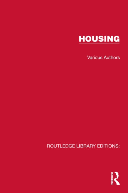 Book cover of: Routledge Library Editions: Housing