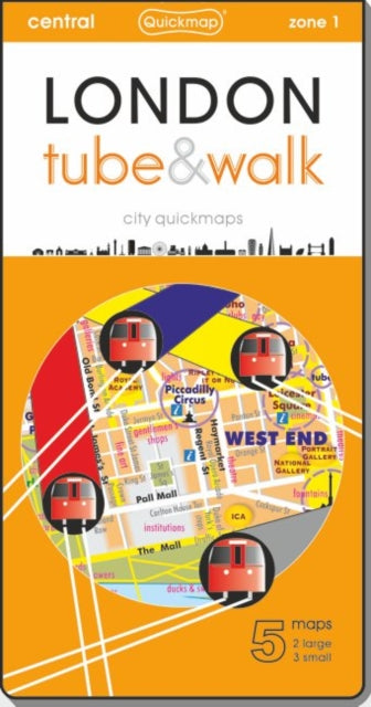 Book cover of: London tube & walk