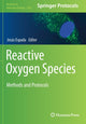 Book cover of: Reactive Oxygen Species. By: Jesús Espada