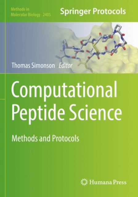 Book cover of: Computational Peptide Science. By: Thomas Simonson