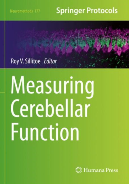 Book cover of: Measuring Cerebellar Function. By: Roy V. Sillitoe