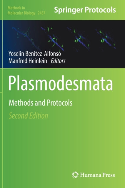 Book cover of: Plasmodesmata. By: Yoselin Benitez-Alfonso