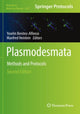 Book cover of: Plasmodesmata. By: Yoselin Benitez-Alfonso