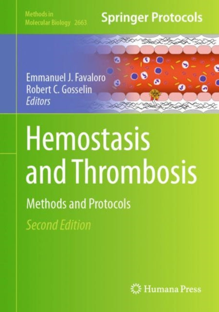 Book cover of: Hemostasis and Thrombosis. By: Emmanuel J. Favaloro