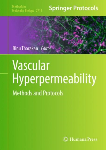 Book cover of: Vascular Hyperpermeability. By: Binu Tharakan