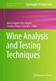 Book cover of: Wine Analysis and Testing Techniques. By: Maria Angeles del Pozo Bayon