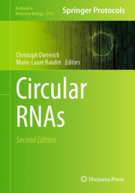 Book cover of: Circular RNAs. By: Christoph Dieterich